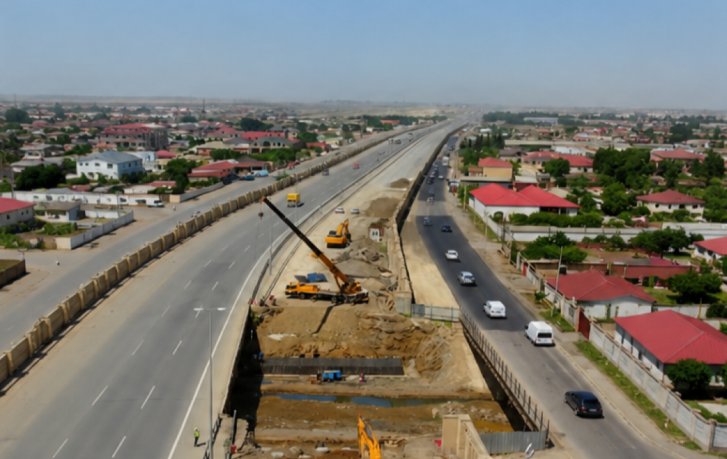 Bakıda yeni körpü inşa edildi Bakıda yeni körpü inşa edildi