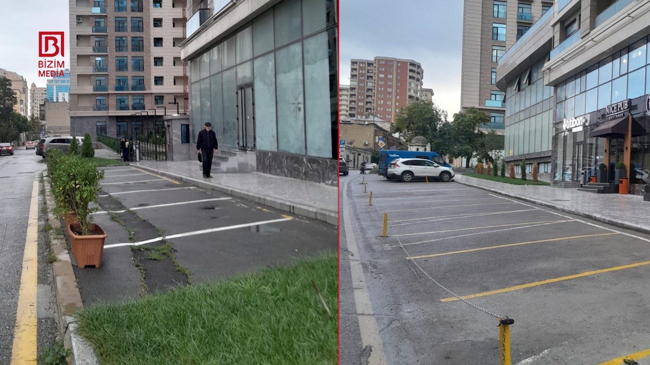 Zəbt olunan səkilər - İctimai mülkiyyət necə “şəxsi mal”a çevrilir? – Foto 