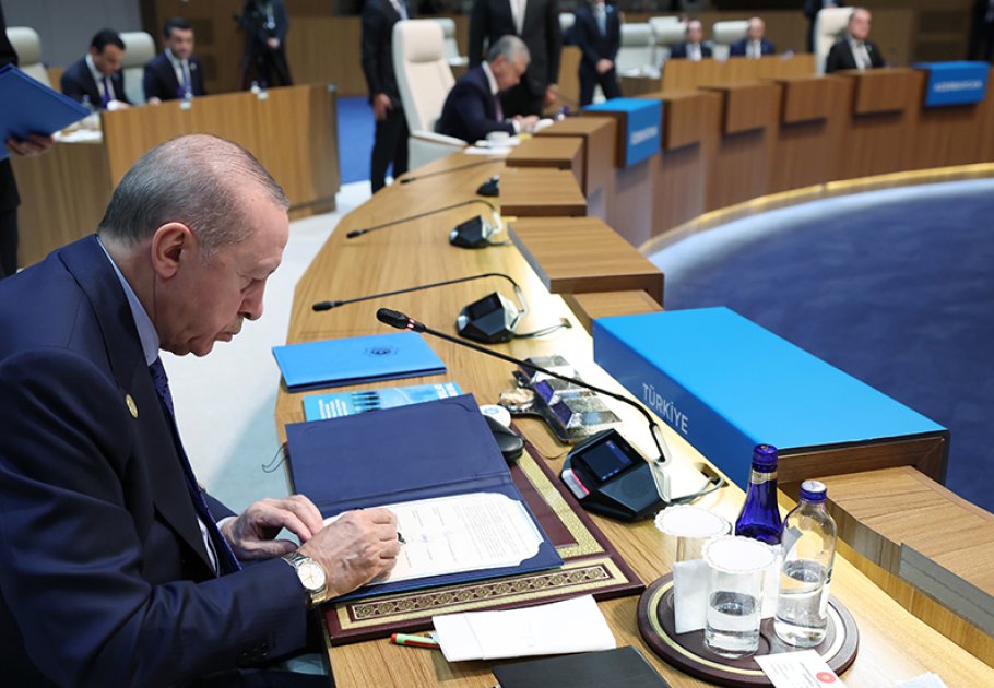 TDT-nin 13-cü Zirvə Görüşü: Azərbaycan sədrliyi Türkiyəyə təhvil verdi - Foto - foto 4