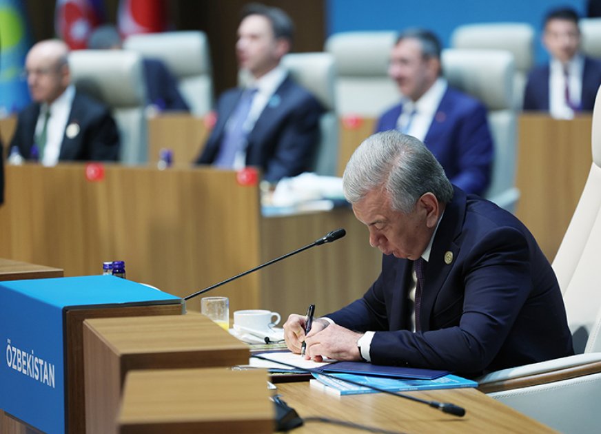 TDT-nin 13-cü Zirvə Görüşü: Azərbaycan sədrliyi Türkiyəyə təhvil verdi - Foto - foto 7