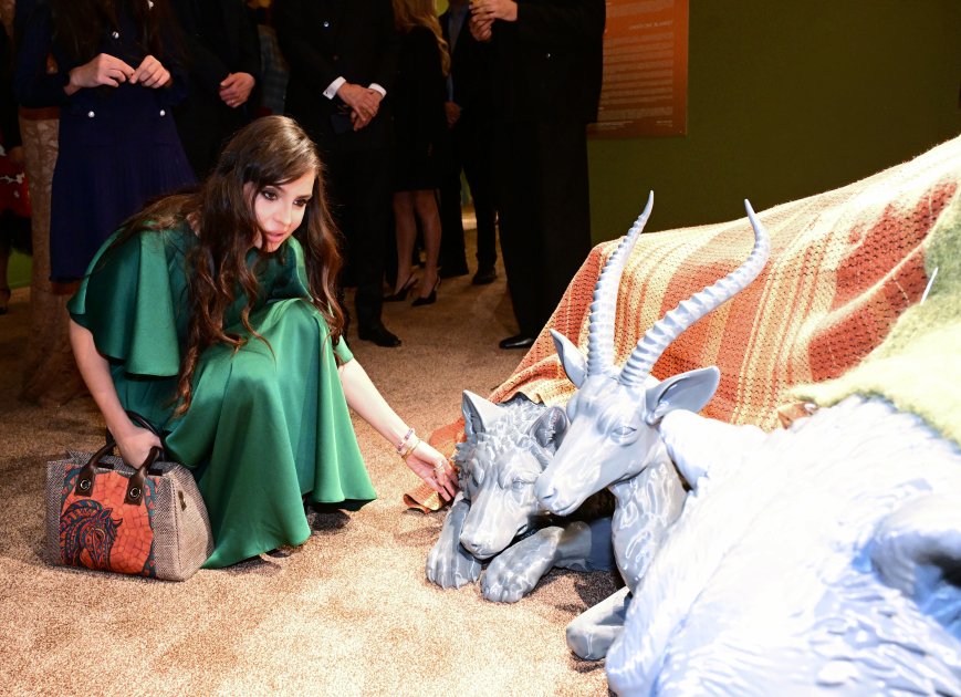 Leyla Əliyeva və Alyona Əliyeva açılış mərasimində - Foto - foto 3