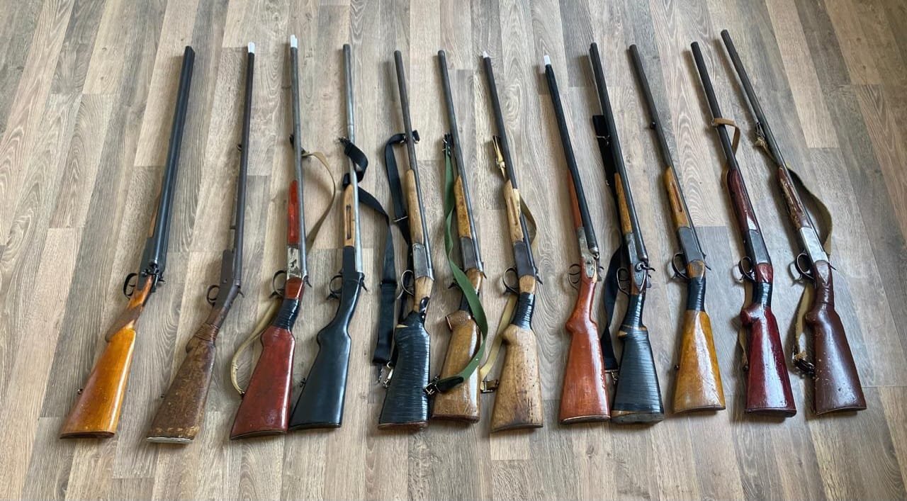 Qanunsuz saxlanılan silahlar aşkarlandı