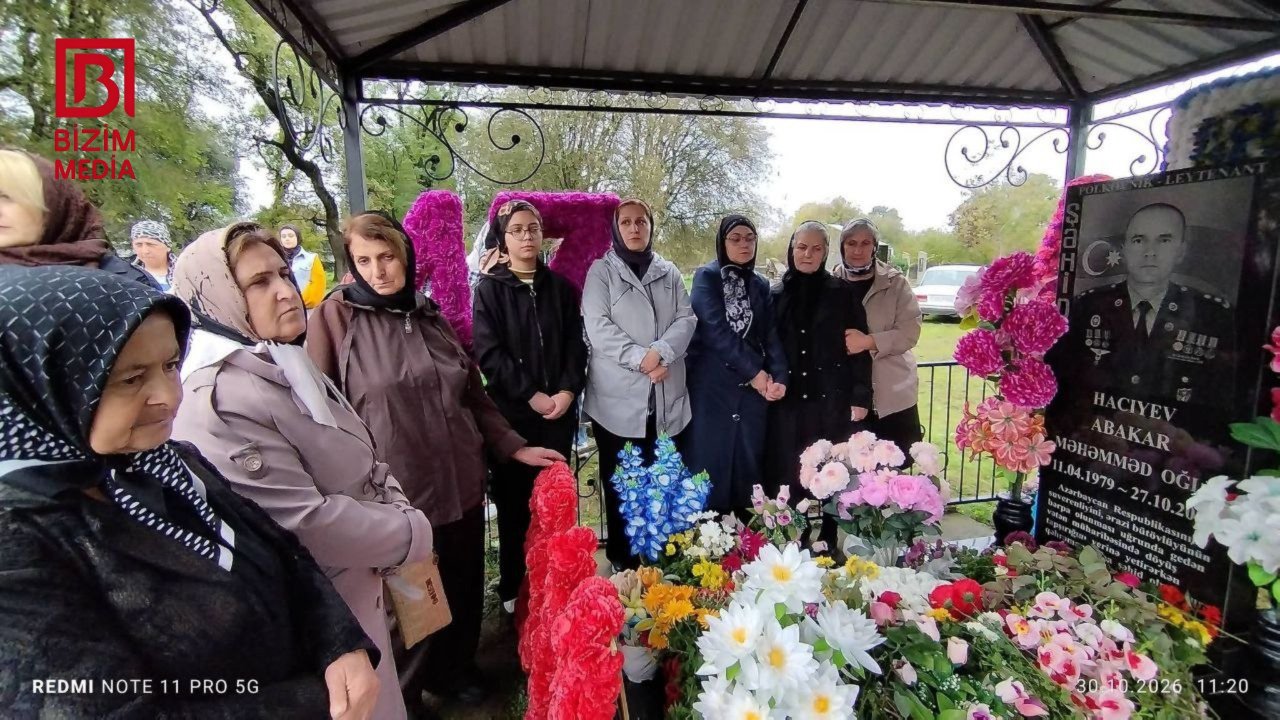 Vətən müharibəsi şəhidi Abakar Hacıyevin anım mərasimi keçirildi – FOTO/VİDEO - foto 2