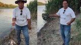 Əlikram Bayramov qadağa dövründə balıq tutdu - VİDEO