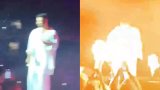 Türkiyəli müğənni konsertində az qala alışıb YANACAQDI - VİDEO