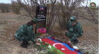 Qızları Allahverdi Bağırovun məzarını ziyarət etdi - VİDEO