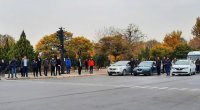 Naxçıvanda 1 dəqiqəlik sayğı duruşu - FOTO