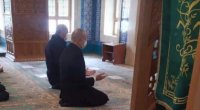 İlham Əliyev və Ərdoğan birlikdə namaz qıldılar - FOTO