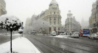 Madrid hava limanı iflic oldu - VİDEO