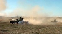 Azərbaycan tankçıları döyüş atışlarını icra etdilər - VİDEO