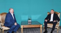 İlham Əliyev Lukaşenko ilə qeyri-rəsmi görüş keçirdi - FOTO/VİDEO