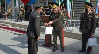 Zakir Həsənov hərbi liseyin bir qrup əməkdaşına mükafat verdi