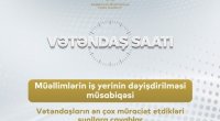 Müəllimlərin yerdəyişməsi ilə bağlı suallar cavablandırılacaq