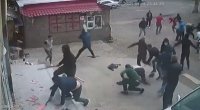 Gürcüstanda azərbaycanlıların mağazasına kütləvi hücum - VİDEO