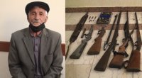 ŞOK: Azərbaycanda 83 yaşlı kişinin evindən silah-sursat tapıldı