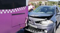 Sumqayıtda avtomobil avtobusa çırpıldı – 2 nəfər xəsarət alıb 