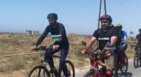 Bakıdan Abşeron milli parkına velosiped yürüşü keçirildi - FOTO