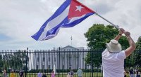 Vaşinqtondan Kubaya dəstək aksiyası - 1 KİLOMETRLİK MİTİNQ DALĞASI - VİDEO 