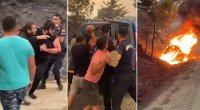 Türkiyədə meşə yanğını törədən 2 nəfər saxlanıldı - VİDEO