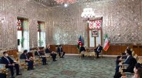 Sahibə Qafarova İran Parlamentinin sədri ilə görüşdü