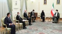 Azərbaycan Milli Məclisinin sədri İran Prezidenti ilə görüşdü