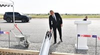 Prezident Laçın Beynəlxalq Hava Limanının təməlini qoydu