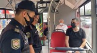 Metroda maska taxmayanlar CƏRİMƏLƏNDİ - FOTO