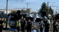 Türkiyədə qatar mikroavtobusla toqquşdu - 4 nəfər öldü