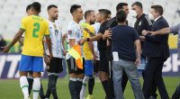 Braziliya - Argentina oyunu təxirə salındı - VİDEO