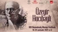 Şuşada Üzeyir Hacıbəyli XIII Beynəlxalq Musiqi Festivalı keçiriləcək