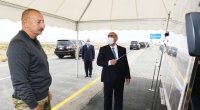 Prezident Suqovuşana və Talış kəndinə gedən avtomobil yollarının açılışını etdi - FOTO/VİDEO