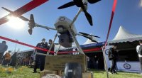 Festivalda dünyanın ilk lazer silahlı dronu diqqət çəkdi - VİDEO
