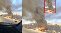 İranla bağlı dəhşətli görüntülər – Atəş açıldı, üç nəfər yanaraq öldü - VİDEO