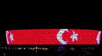 Bakıda stadion Türkiyə bayrağı ilə işıqlandırılacaq