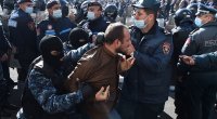 İrəvanda qarşıdurma: Polis bir neçə etirazçını həbs etdi - VİDEO