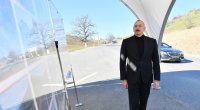 Prezident Quba-Qonaqkənd yolunun açılışını etdi - FOTO