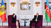 İlham Əliyevin Moldova prezidenti ilə görüşündən FOTOLAR