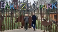 Britaniya səfiri Bakı zooparkını gəzdi - FOTO