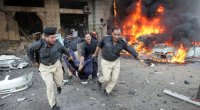 Pakistandan ACI XƏBƏR: Bankda partlayış - 16 ölü, 30 yaralı var - VİDEO