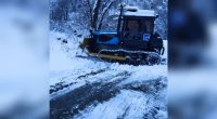 Quba-Xınalıq yolu qardan təmizləndi - FOTO/VİDEO