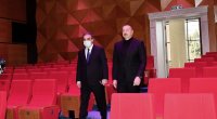 İlham Əliyev Dövlət Dram Teatrının yeni binasının açılışında