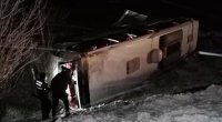 Türkiyədə sərnişin avtobusu aşdı - 21 yaralı var