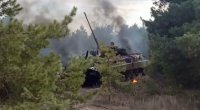 Rusiya ordusu atəş açdı: Ukrayna hərbi texnikaları vuruldu - VİDEO