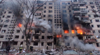 Ukraynada daha bir yaşayış binası raketlə vuruldu, ölənlər var - FOTO/VİDEO