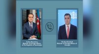 Ceyhun Bayramov gürcüstanlı həmkarını TƏBRİK ETDİ
