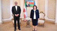 Sahibə Qafarova İran parlamentinin sədr müavini ilə görüşdü