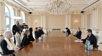İlham Əliyev Estoniya Parlamentinin sədrini qəbul etdi