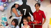 Corcina Ronaldosuz əkizlərinə doğum partisi keçirdi - FOTO/VİDEO 