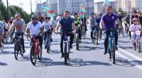 Sumqayıtda keçirilən veloyürüşdə 70 nəfər iştirak etdi - FOTO
