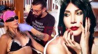 Hande Yener istirahət edərkən burnuna PİRSİNQ ETDİRDİ - VİDEO